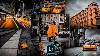How to Edit Moody Orange & Black |Lightroom Mobile Tutorials | Moody Dark Black & Orange effects