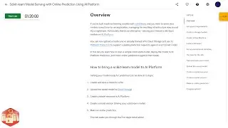 Qwiklabs | Scikit-learn Model Serving with Online Prediction Using AI Platform [GSP245]