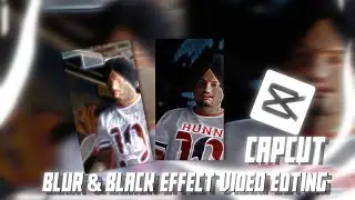 How To Make Blur & Black Effect Video Editing In Capcut App || instagram Viral Video Edit Tutorial