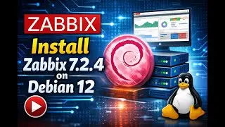 Install Zabbix 7.2.4 on Debian 12_LTS Step_By_Step PHP_8.2_PostgreSQL_Nginx!