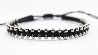 Boncuklu Makrome Bileklik Nasıl Yapılır? How to Make Macrame Bracelets With Beads | #kendinyap #diy