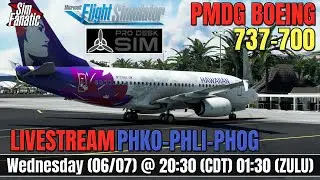 LIVE | MSFS | Hawaii | ProDeskSim 737 Hardware Addon Review | PMDG 737-700 | TCA + Bravo Throttle
