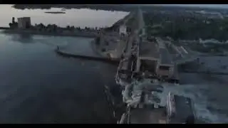 Росія  знищела Каховську ГЕС