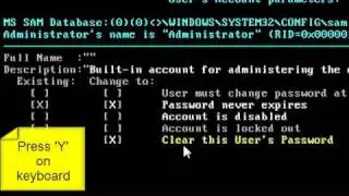 How to crack Windows XP password using HBCD 9.8
