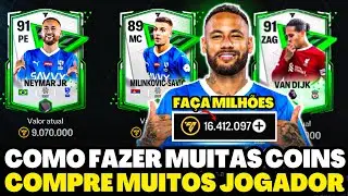 BUG DOS MILHÕES!🤑 COMO TER MUITAS COINS & COMPRAR JOGADORES NO FC MOBILE 24
