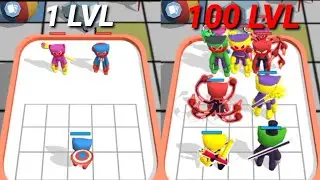 Merge Master Game -Merge Master Monster Fusion-Elden Warrior-Blue Monster-Dinosaur Mod-(Max Level)