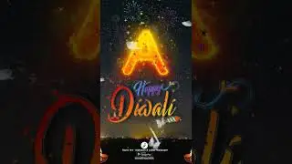 A Name Art With Happy Diwali Status Video 2022 | A Dipavali Status | Diwali #Shorts #Diwali #NameArt