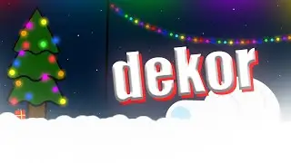 НОВОГОДНИЙ ДЕКОР В Geometry dash