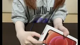 【ASMR】iPhoneの箱をネイルタッピング　nail tapping