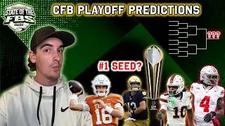 Preseason CFP Bracket and Rankings PREDICTIONS!