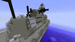 Minecraft Building of Admiral Kuznetsov 2012