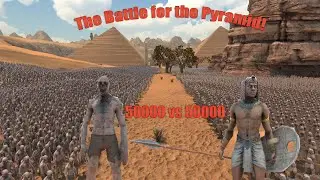 50.000 Egiptian VS  50.000 ZOMBIES!! The Battle for the Pyramid!