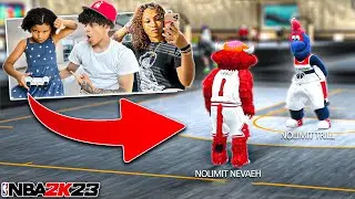 My 7 YEAR OLD SISTER vs INSTAGRAM MODEL on NBA 2K23...