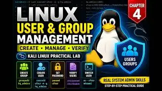 Linux User & Group Management Masterclass | Create • Manage • Verify Users (Kali Linux Practical Lab