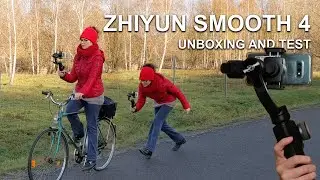 Zhiyun Smooth 4 Biking/Running Test and Unboxing | Smartphone Gimbal