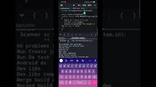 java program to find the length of an array by doing coding on mobile | 