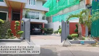 Automated swing gate , automatic swing gate, Ayala Alabang