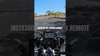 See Before You Shoot: Insta360 GPS Preview Remote Insight @insta360 #insta360AcePro #motorcycle