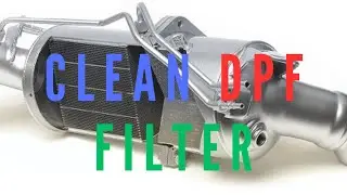 How To Clean DPF filter solid particles , very easy to clean 😮‍💨🚗