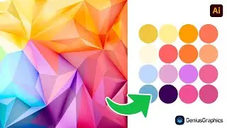 Create Color Palette from Image In Few Seconds In Adobe Illustrator