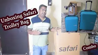 Unboxing Safari Trolley Bag