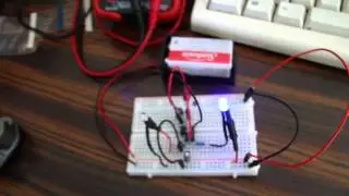 555 Timer 2 blinking LEDs astable multivibrator