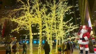 Midtown South Manhattan Christmas Holiday Decorations & lights 2023 ✨