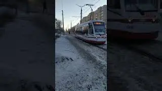 Павлодарский трамвай БКМ 802Е № 168 г.Павлодар || 2022 