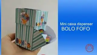 CAIXA DISPENSER MINI BOLO FOFO