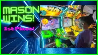 Fun Arcade Games for Kids! Mason wins 1st place!