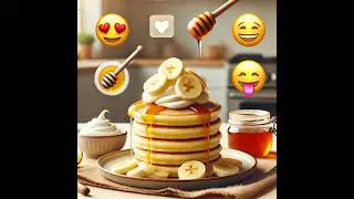 How to make pancake with banana🍌🍳🥞 | Easy and fast fluffy pancakes recipe.
