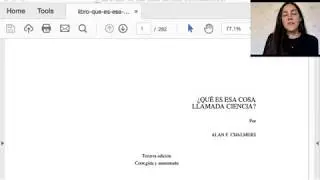 ¿Qué es esa cosa llamada ciencia? Alan Chalmers - Parte I