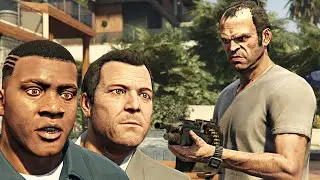 GTA V Trevor Kills Michael and Franklin