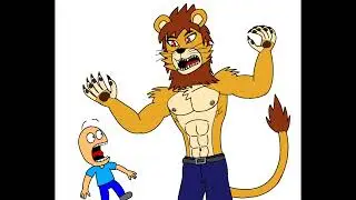 Kevin The Lion roars