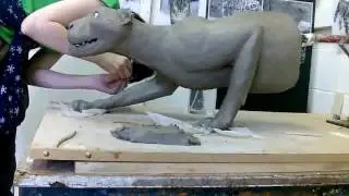 Snow Leopard sculpt part 6