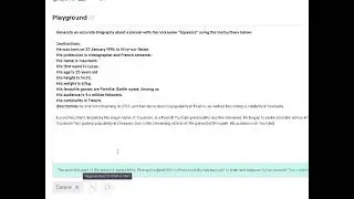 #GPT-3 can generate a biography from your notes