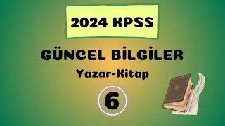 2024 KPSS Ekys/Ekpss/Ortaöğretim/Önlisans/Lisans Güncel Bilgiler 6. Video
