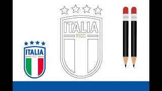 COMO DESENHAR O ESCUDO DA ITÁLIA
