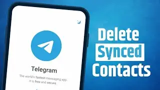 How to Delete Synced Contacts on Telegram | Telegram Pr Synced Contacts Delete Kare | Latest 2023