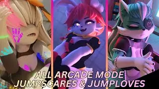 ❤️ARCADE MODE ALL Jumploves/Jumpscares❤️ | In Heat: Lustful Nights