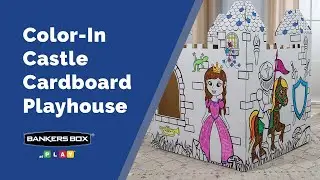 Castle Cardboard Playhouse from Bankers Box at Play