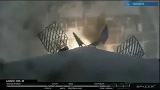 SpaceX successfully lands its first-stage Falcon 9 rocket at Cape Canaveral