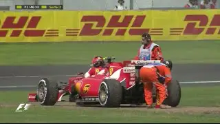 F1 2015 Mexican GP Kimi Raikkonen Problems FP3