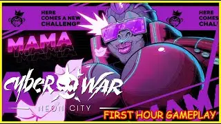 Cyberwar Neon City Early Acces First Hours Gameplay Walkthrough [NO COMMENTARY]
