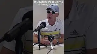 #CISOlife Post Game - Phishing Incident - Episode 05 #shorts #cybersecurity