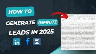 Generate Infinite Leads from Facebook, Instagram, & LinkedIn Using This Tool in 2025!