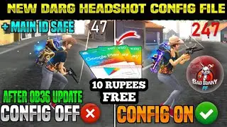Ob36 Update Free Fire Auto Headshot Config File 🎯🤩 Headshot Config file ff config file ❗ REGEDIT VIP