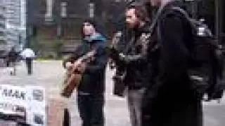 Raine Maida Busking for Warchild - 4am