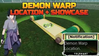 DEMON WARP LOCATION + SHOWCASE in SHINDO LIFE ROBLOX!