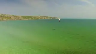 Cabrinha 2019 Contra 15 m2 + XBreedFoil + HiRiseLift в слабый ветер на Татарке